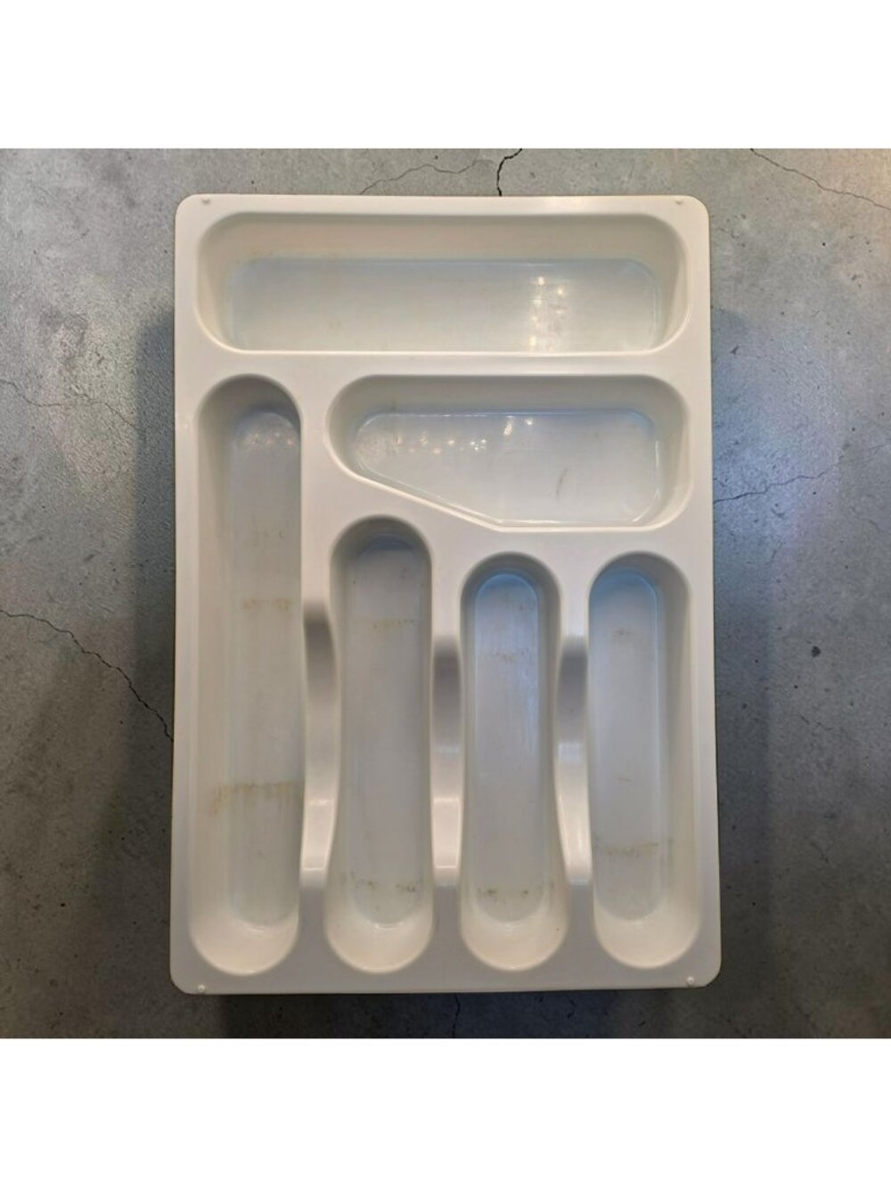 Flatware Silverware Plastic Cabinet Drawer Insert Tray 16.25"x11"x2" Divided